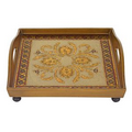 Classical Sand 12" Square Tray